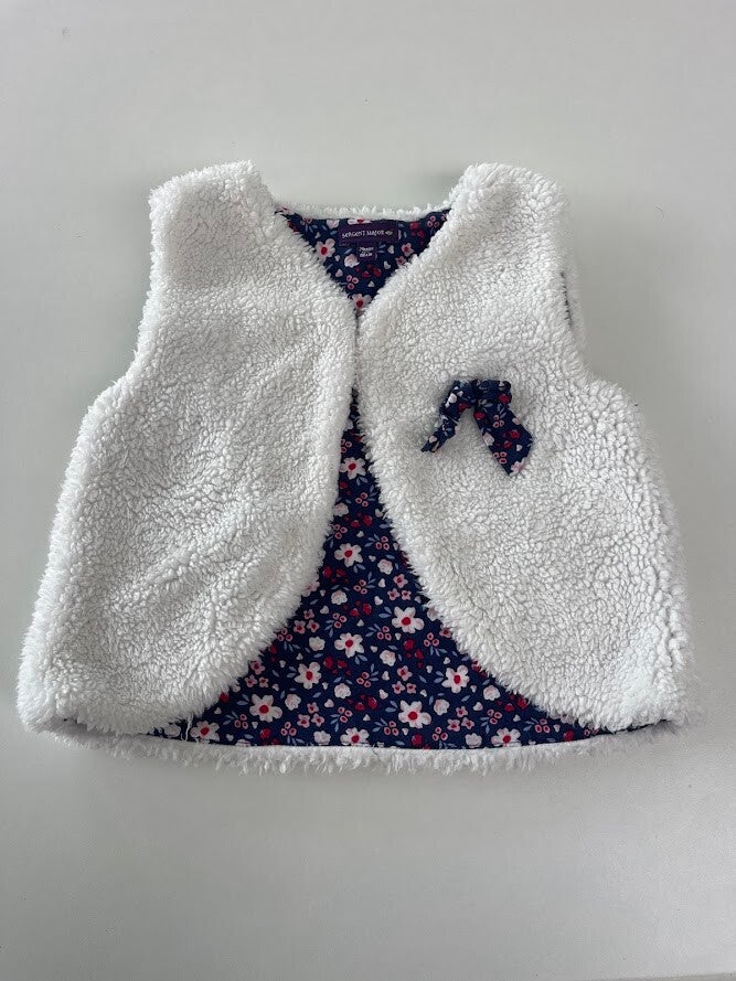 GILET SANS MANCHE SERGENT MAJOR SECONDE MAIN 24 MOIS