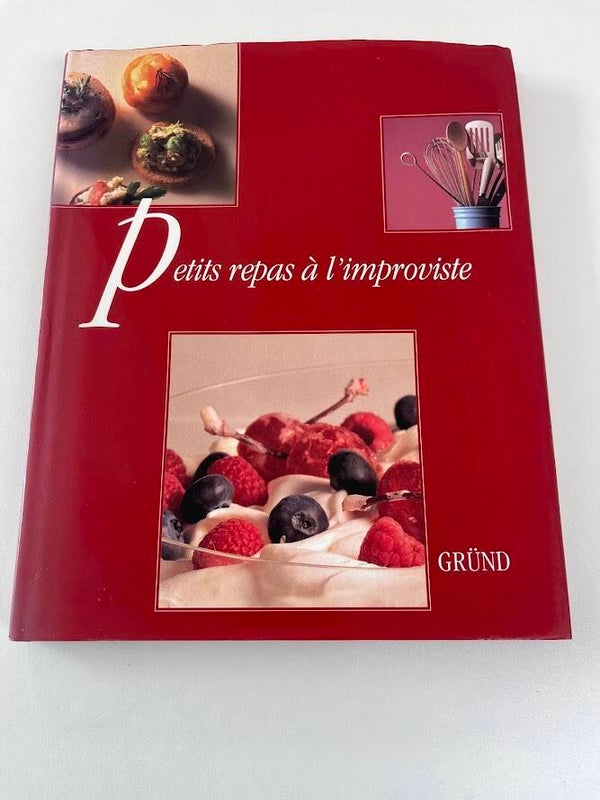 LIVRE  PETITS REPAS A L IMPROVISTE SECONDE MAIN