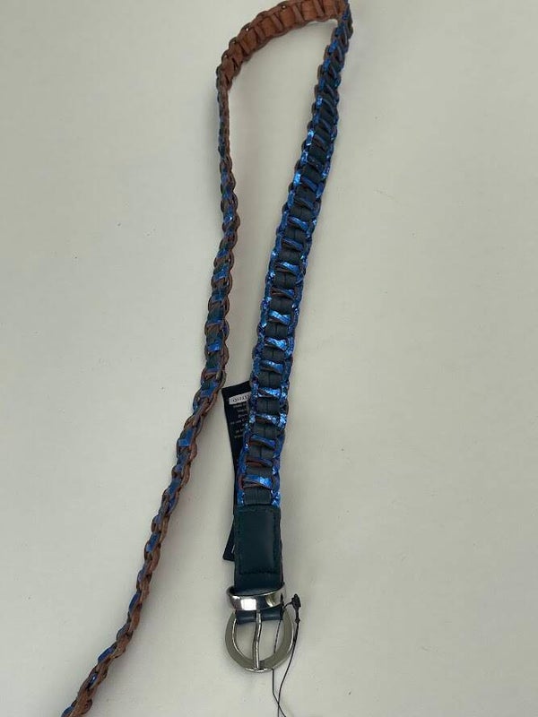 CEINTURE RR PARTNERS T95 NOIR/BLEUE