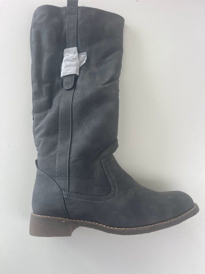 bottes hautes grises neuves