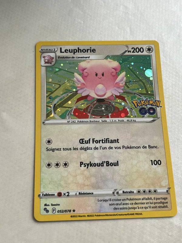 CARTE POKÉMON LEUPHORIE HOLO SÉRIE POGO