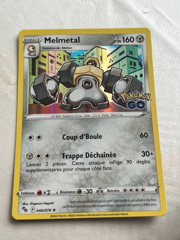 CARTE POKÉMON MELMETAL HOLO SÉRIE POGO
