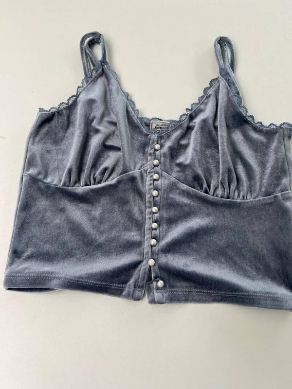 PETIT HAUT GRIS ARGENTE DEGRIFFE