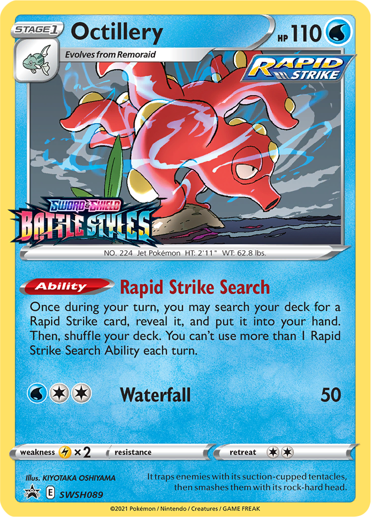 Sword & Shield - Battle Styles Prerelease Promos Revealed  Cherrim SWSH088 Octillery SWSH089 Houndoom SWSH090 Bronzong SWSH091