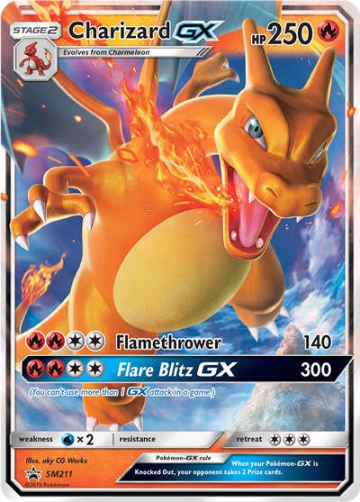 Charizard SM211 Hidden Fates Tin