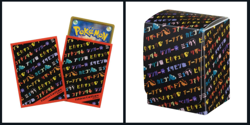 Pokémon Card Game Deck Case Katakana Pokémon Deck Box and Deck Sleeves Revealed