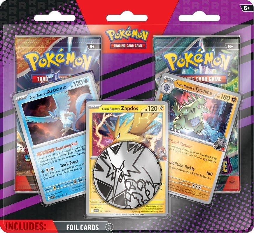 Pokemon TCG: Enhanced 2-Pack Blister (Team Rocket's Articune, Team