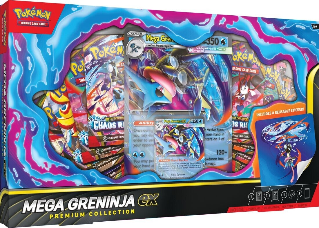 Mega Greninja ex Premium Collection Revealed | PokeGuardian | The