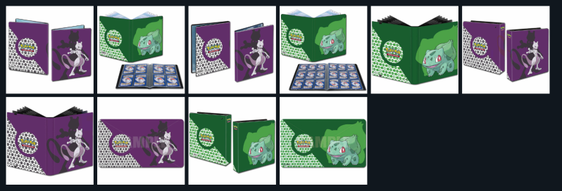 Ultra Pro Pokémon - Bulbasaur / Mewtwo Product Line Announced