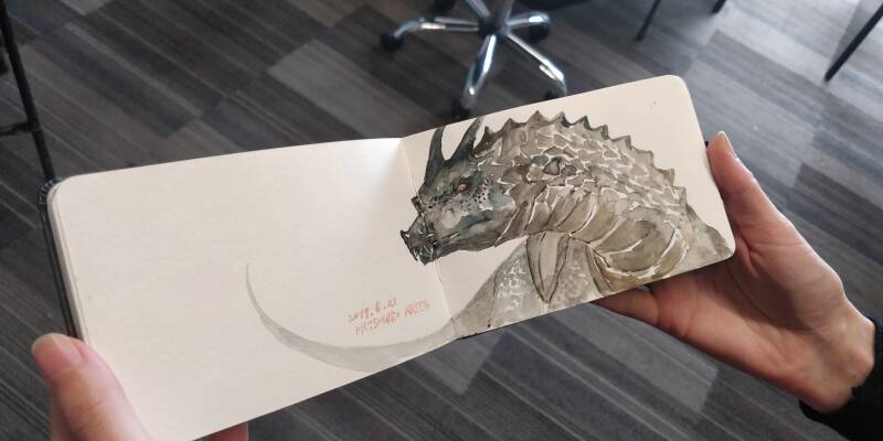 Mitsuhiro Arita Watercolour Hyper Japan 2019