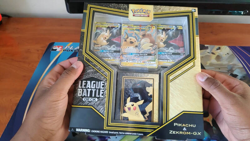 Opened: Pikachu & Zekrom-GX League Battle Deck