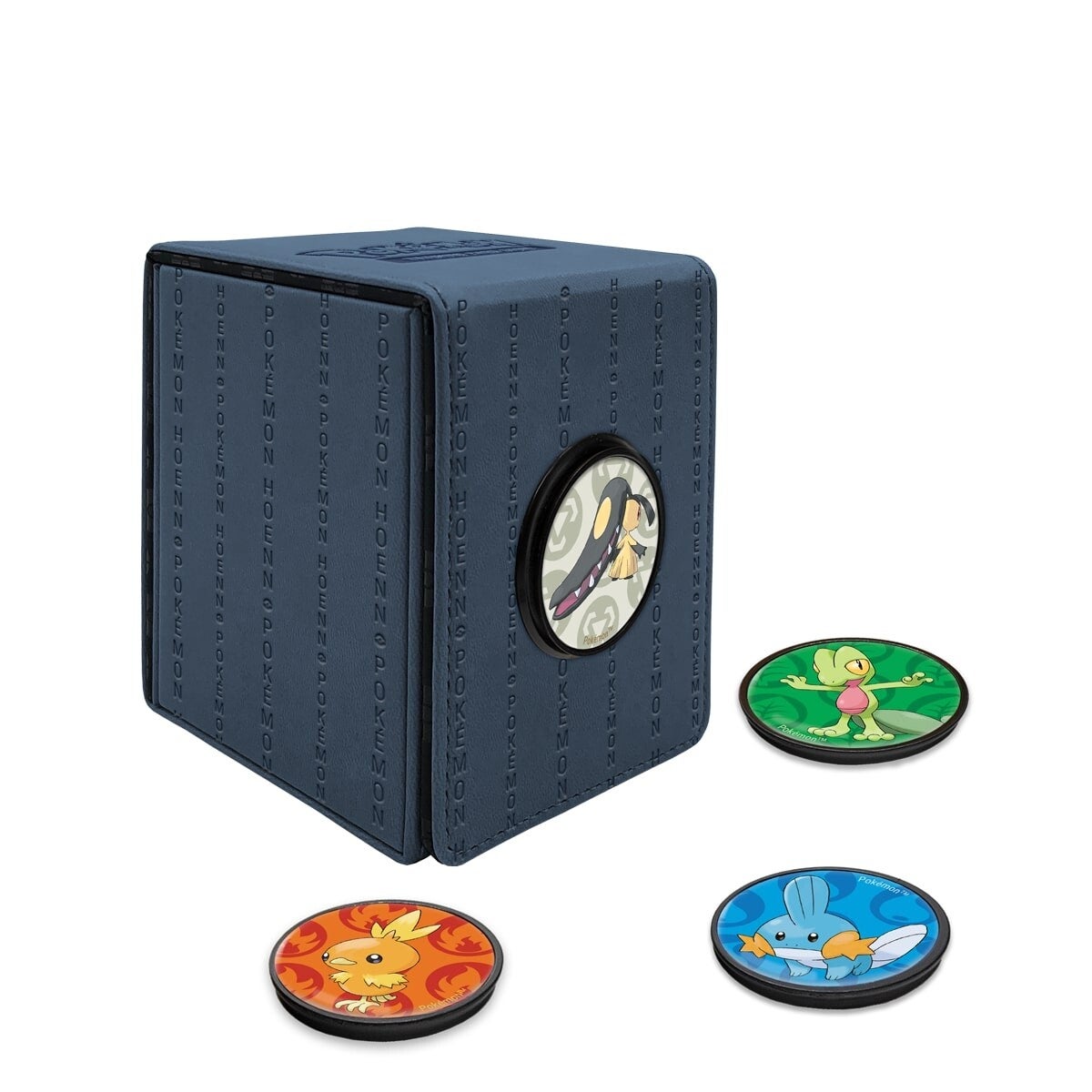 Deck Box Alcove Click Per Pokémon - Regione Paldea - Con 4 Badge Magnetici (Sprigatito, Fuecoco, Quaxly, Tinkatink)