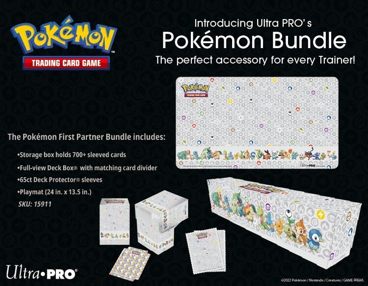 Ultra PRO Pokémon First Partner Accessory Bundle Announced
