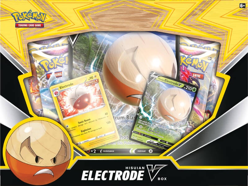 Hisuian Electrode V Box Coming in November, Includes Extra Electrode Card