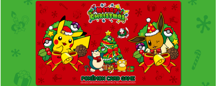 Pokémon Card Game Korea 2019 Christmas Playmat revealed