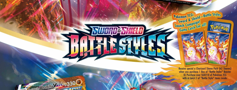 Battle Styles Launch Campaign Revealed For Pokémon Asia, Free Gigantamax Charizard Deck Sleeves