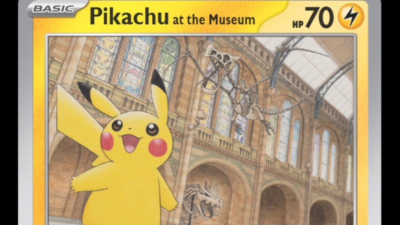 Oversize Pikachu at the Museum Promo Card Revealed, for Pokémon x Oversize Pikachu at the Museum Promo Card Revealed, for Pokémon x