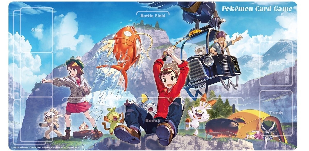 Pokemon Card Game Rubber Playmat Set Gloria & Victor Officially