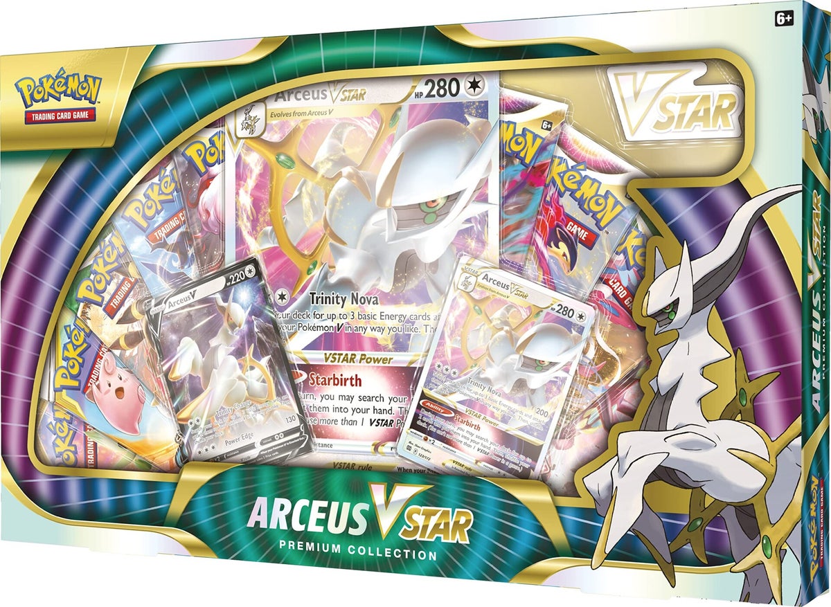 pokemon trading card game arceus vstar ultra Ultra-Premium Collection (Signed by Steve Aoki) OV Games LLC Inside the box Pokemon Trading Card Game: Arceus