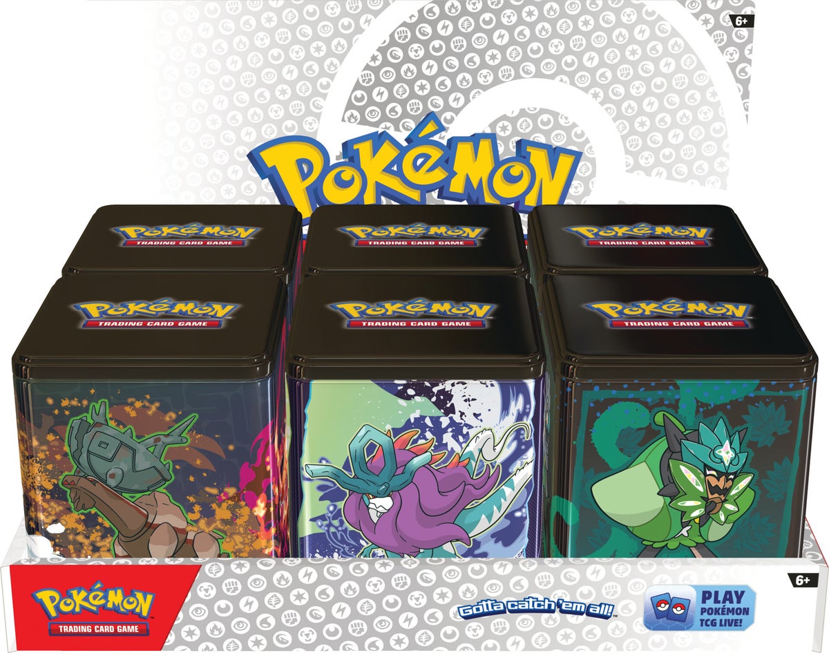 pokemon trading card game stacking tin 2025 randomly selected Amazon.com: Pokemon TCG: Stacking Tin (Q1 2025)