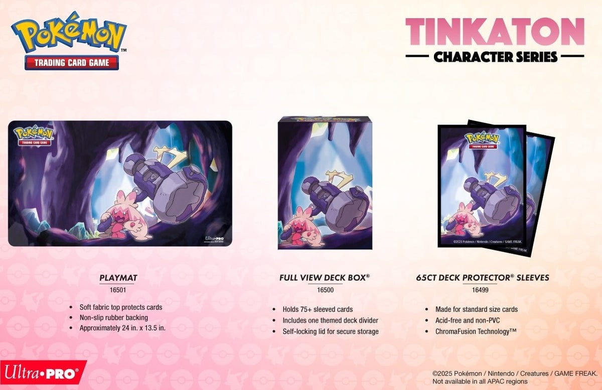 tinkaton card sleeves loading pockets that keep your cards secure and prevent them from falling out Ultra Pro: Tinkaton Standard Deck