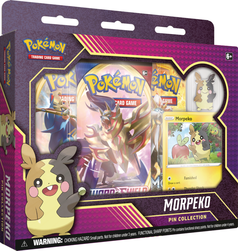 POKÉMON TCG: SNORLAX PIN COLLECTION POKÉMON TCG: MORPEKO PIN COLLECTION