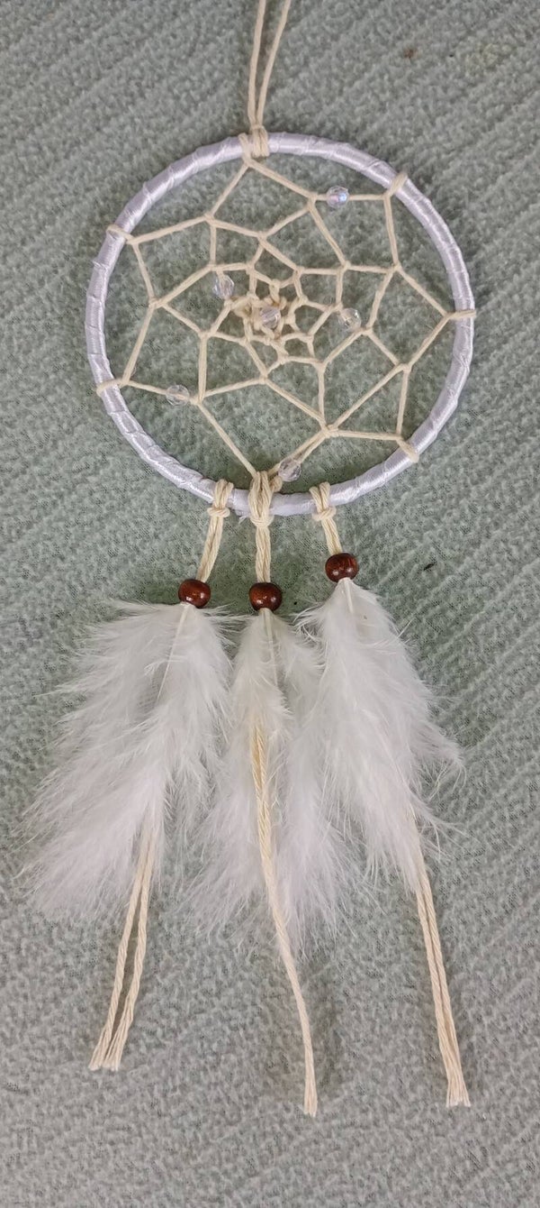 Mini White Dreamcatcher