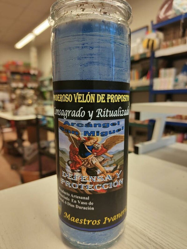 Velón consagrado y ritualizado ARCANGEL MIGUEL