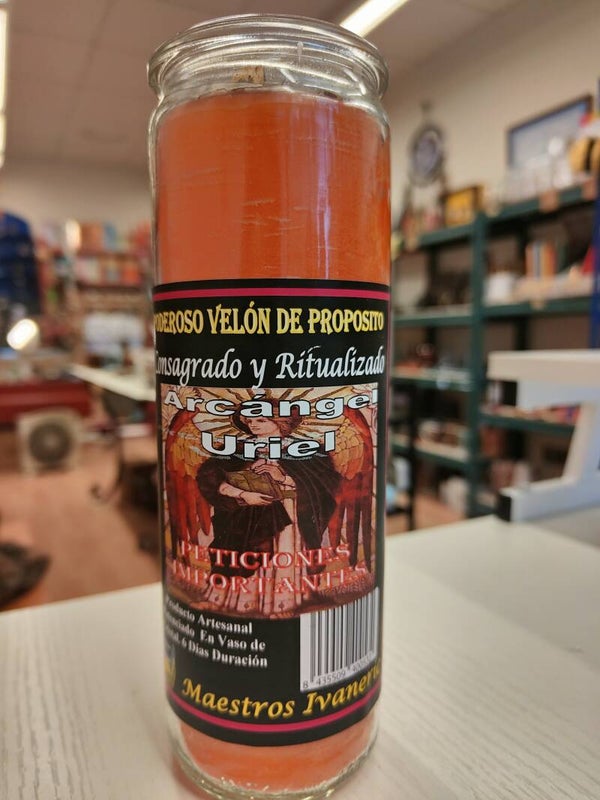 Velón consagrado y ritualizado ARCANGEL URIEL