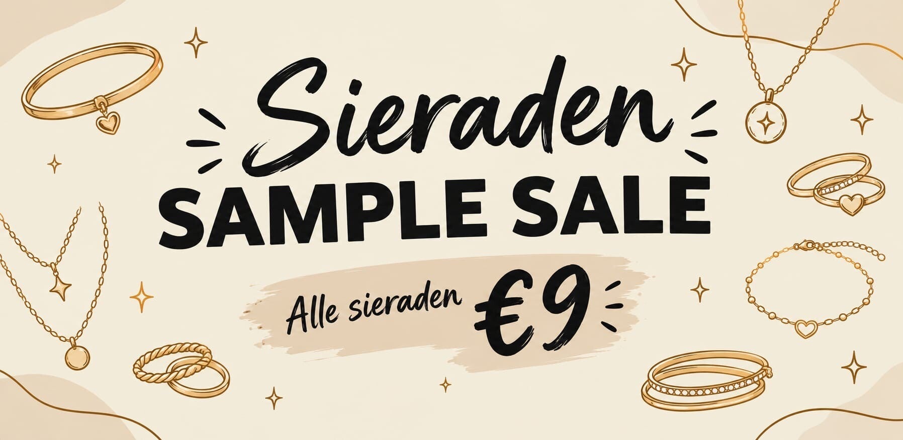 TIKTOK SIERADEN SAMPLE SALE
