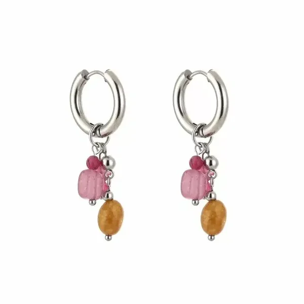 Spring celebration earrings silver