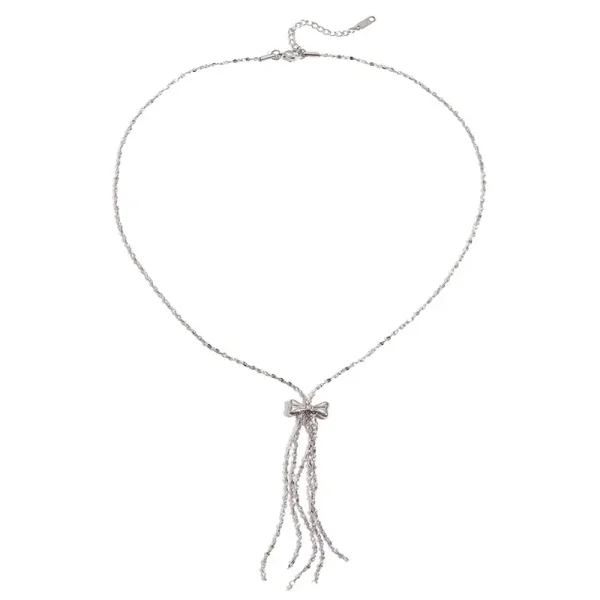 Party girl necklace silver