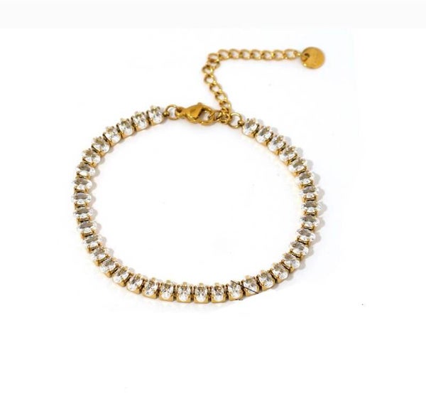 WOW Tennis Bracelet gold