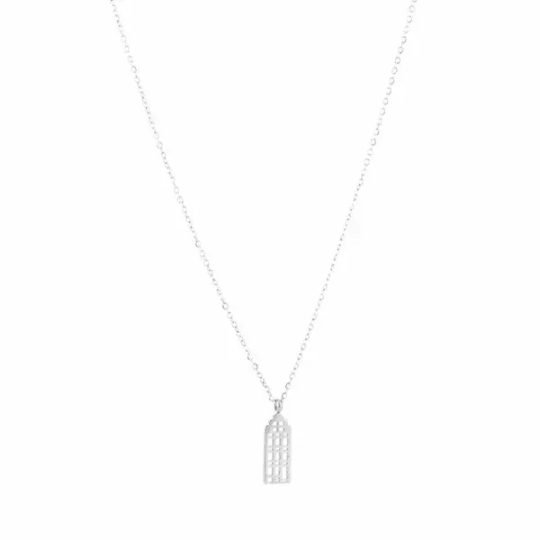 Canal house necklace silver