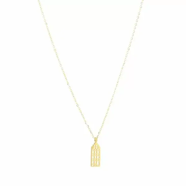 Canal house necklace gold