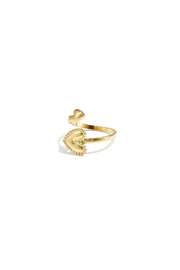 Duel of the hearts ring gold