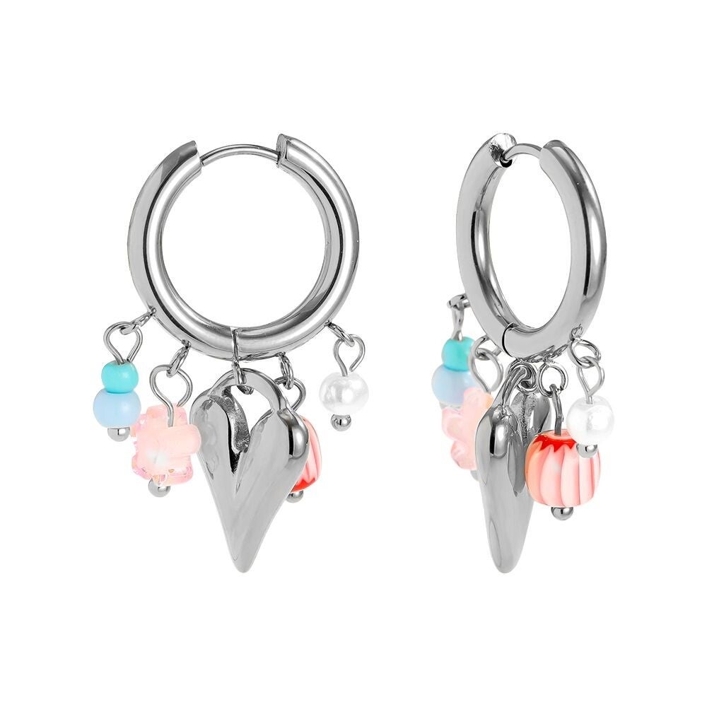 Little happiness earrings silver