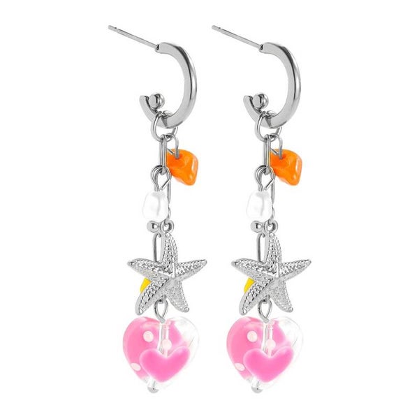 Ocean love earrings silver