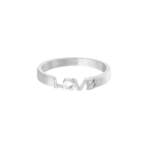 Love ring silver
