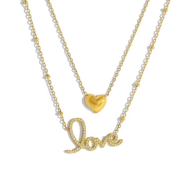 LOVE necklace gold
