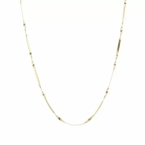 Twisted snake necklace gold