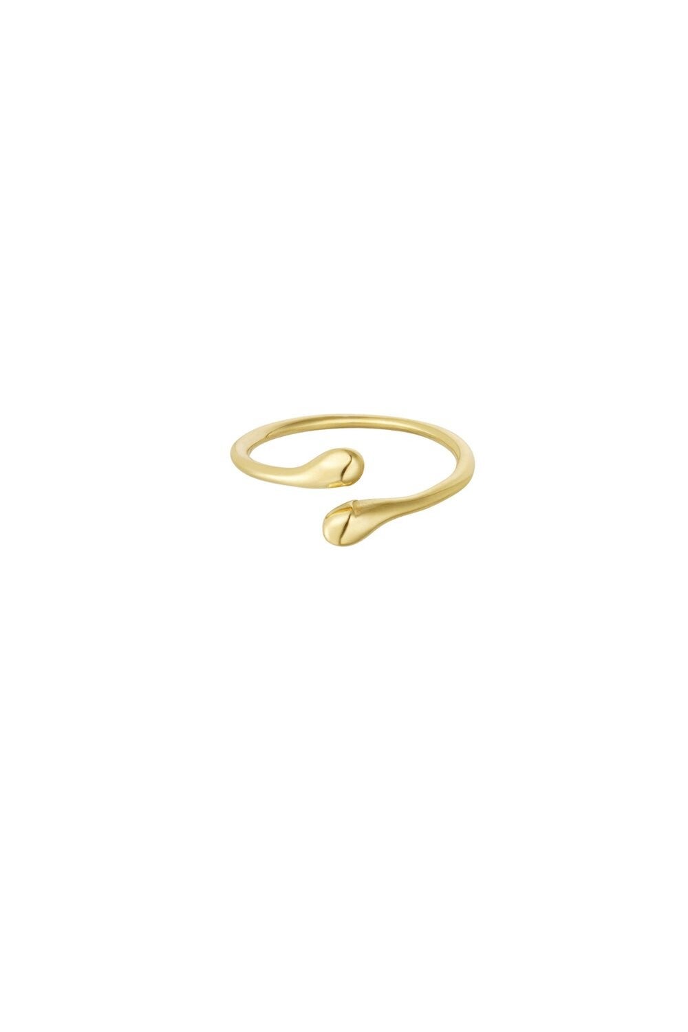 Simplicity rules ring gold