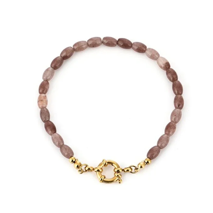 Beaded bracelet gold