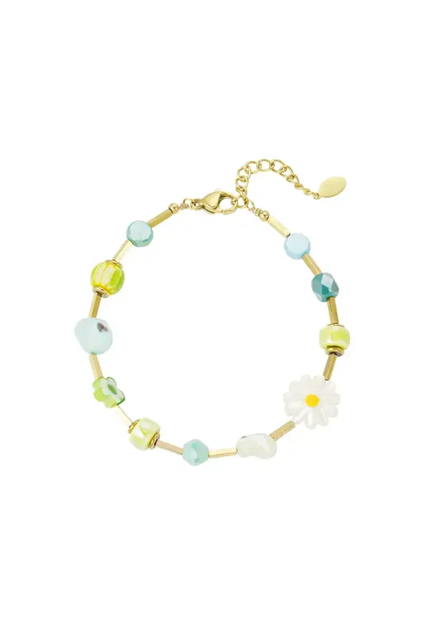 Green oase bracelet gold