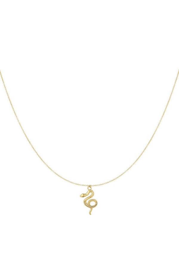 Love poison necklace gold