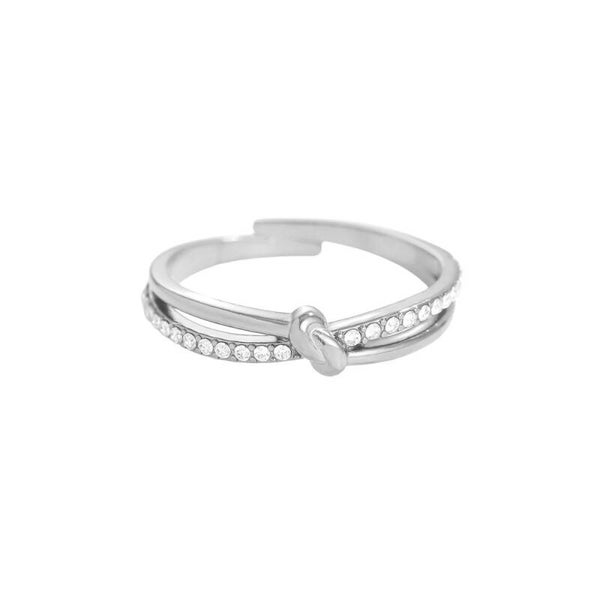 Little knot ring silver