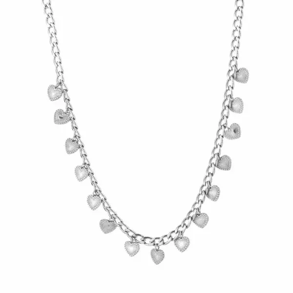 Deeply in love necklace silver