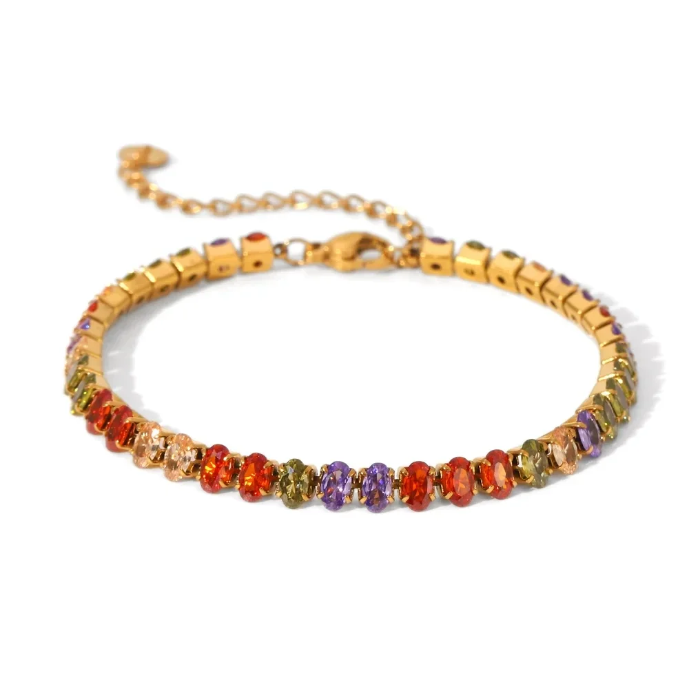 WOW tennis bracelet color gold