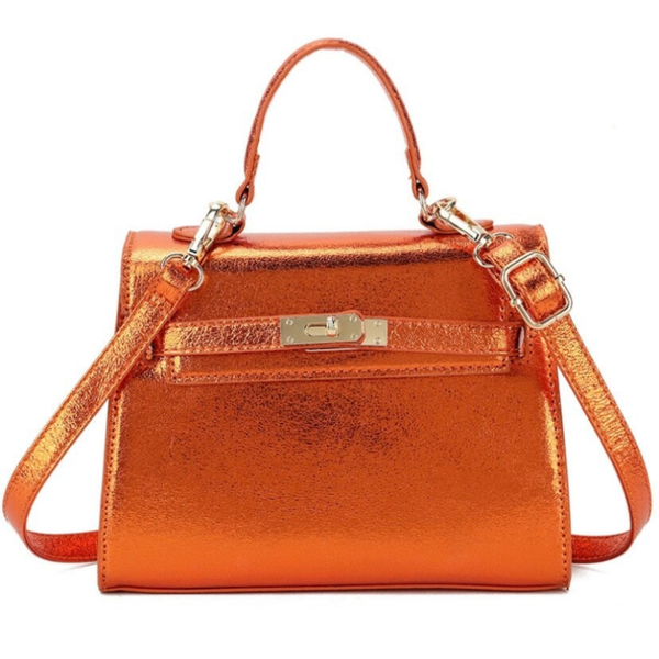 Metallic bag orange