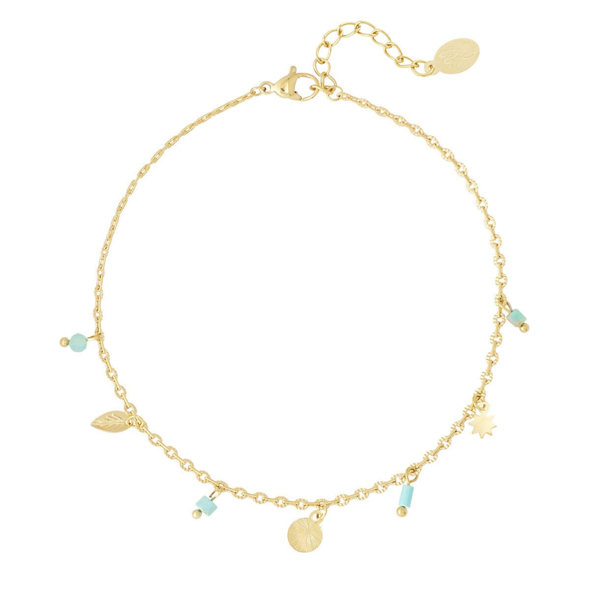 Spring anklet gold